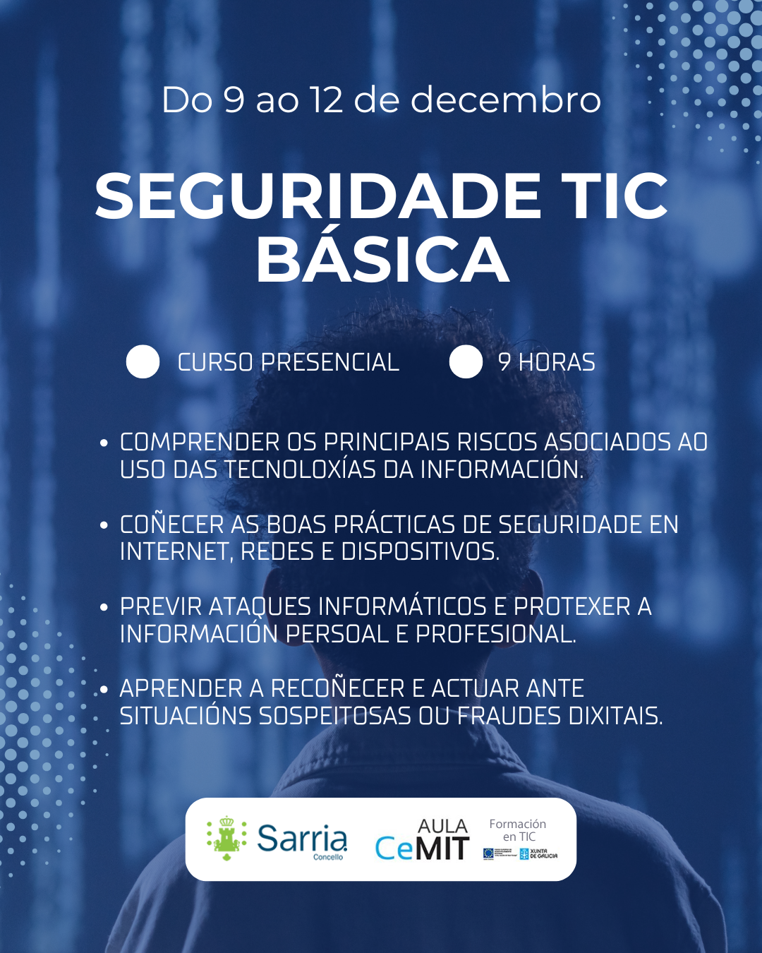 Curso Seguridade TIC básica na aula CeMIT